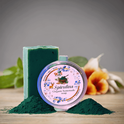 Organic spirulina Soap (Pack Of 2) - SK&S Farming