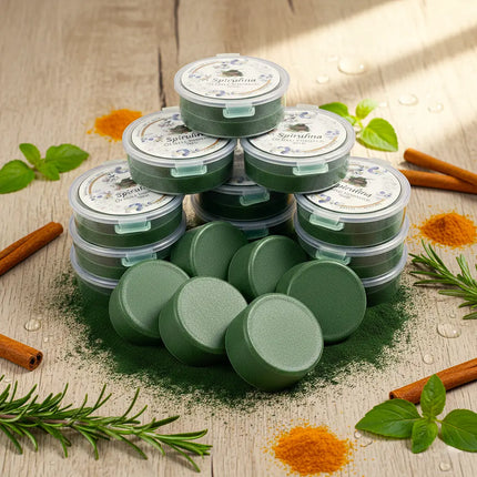 Organic spirulina Soap (Pack Of 12) - SK&S Farming