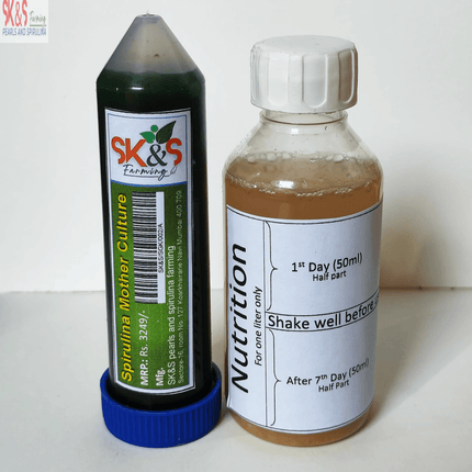 Spirulina Mother Culture/Live Spirulina/Spirulina Startup Kit/Spirulina Seeds/Blue-green algae Culture, 200 ml, Pack of 1 (Only Kit).
