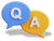 A 3D 'Q' and  'A', - question and answer SK&S Farming.