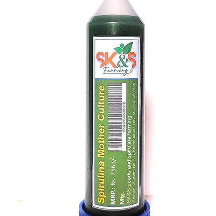 Spirulina Mother Culture/Live Spirulina/Spirulina Startup Kit/Spirulina Seeds/Blue-green algae Culture, 200 ml, Pack of 1 (With 15 days of support and guidance).