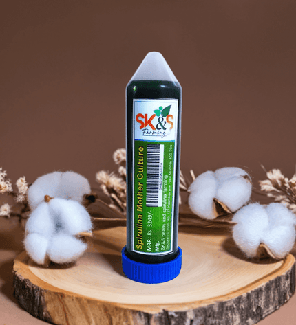 Spirulina Mother Culture Kit – Live Blue-Green Algae (200ml) | Grow Your Own Spirulina at Home - SK&S Farming