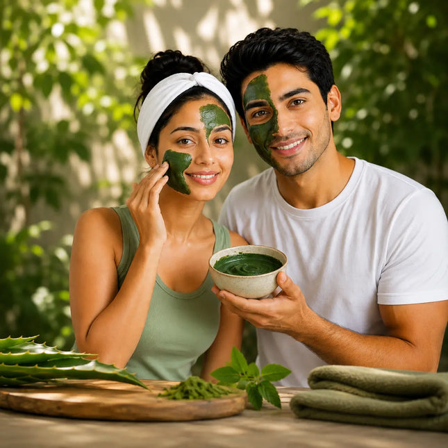 Spirulina face pack-SK&S farming
