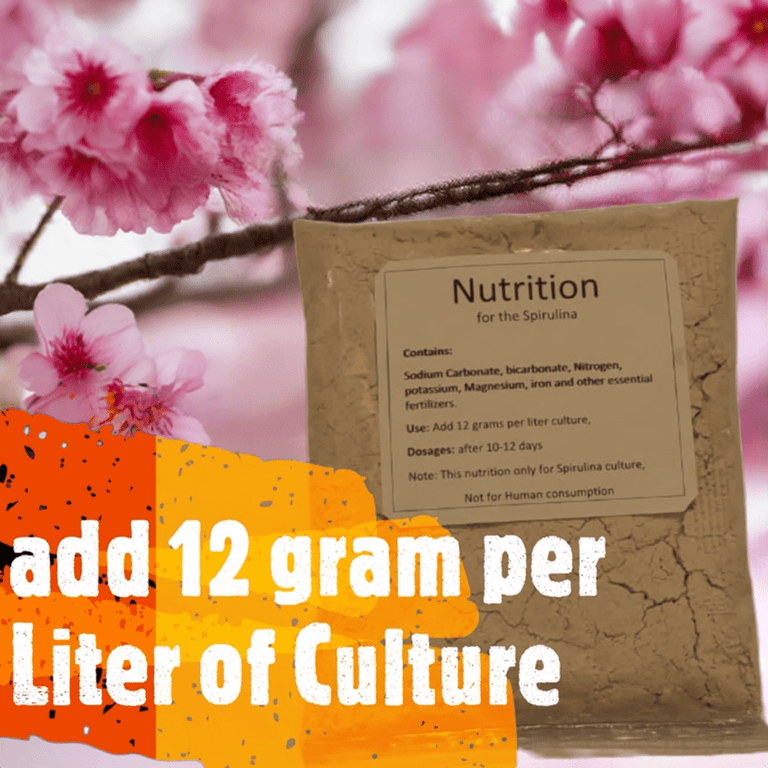 Spirulina Fertilizer, Growing media or Nutrition, 